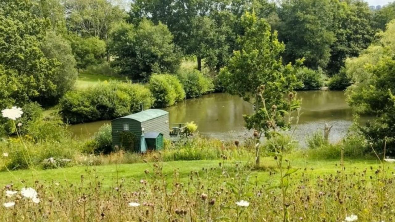 Snug & Secluded Lakeside Shepherds Hut 'Carp' Uckfield Eksteriør billede