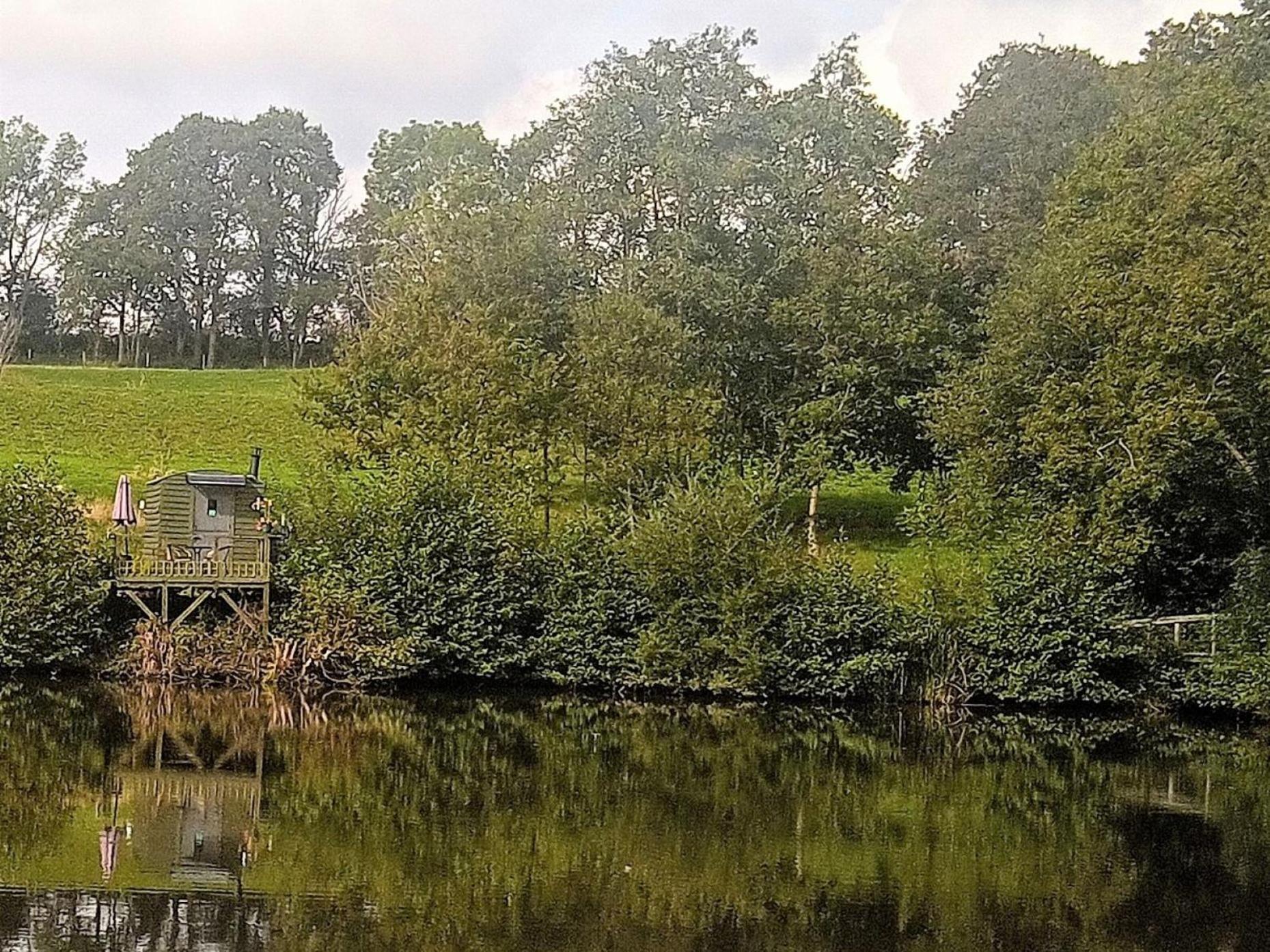 Snug & Secluded Lakeside Shepherds Hut 'Carp' Uckfield Eksteriør billede